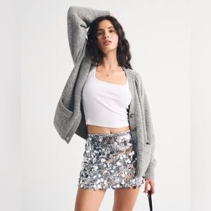 Abercrombie & Fitch Scarlett Sequin Mini Skort BESTSELLER SOLD OUT